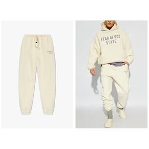 NEW Fear Of God Essentials Shell Cream Sweatpants XL New